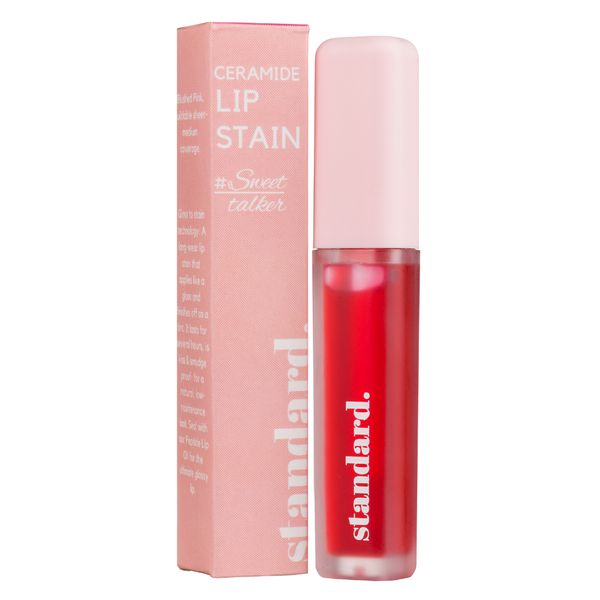 Sweet Talker (blushed pink) Lip Stain with Ceramides- Standard Beauty