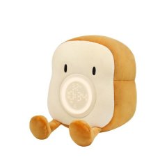 Toast Plush Alarm Clock Night Light