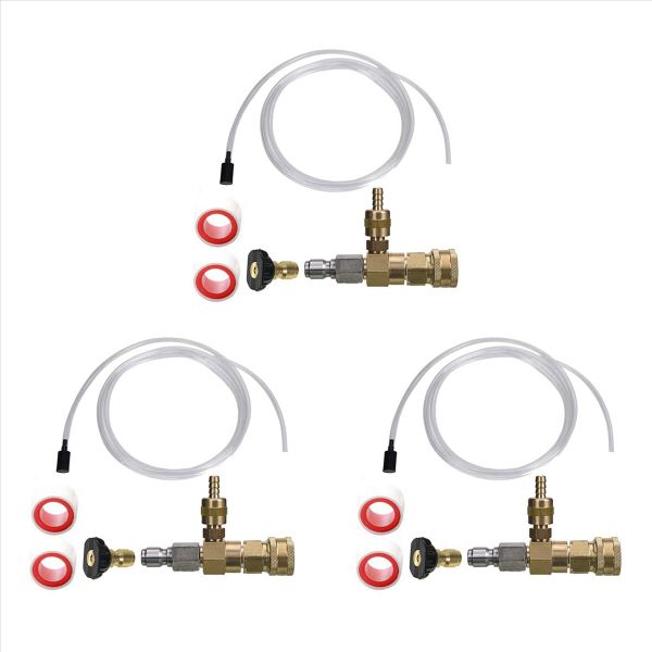 Adjustable Chemical Injector Kit Soap Chemical Injector 3/8 Inch