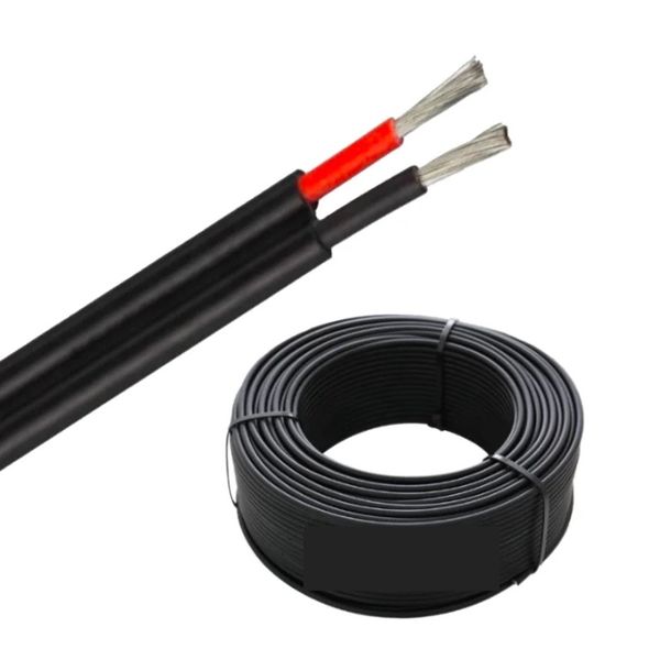 20m - Twin Flex Double Solar PV Cable 4mm Red &amp; Black