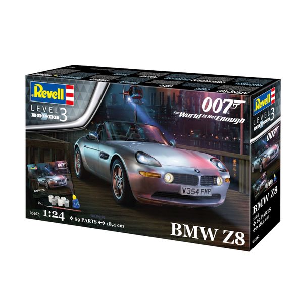 Revell 1/24 James Bond "BMW Z8" Plastic Model Kit w/paints, glue &amp; brush