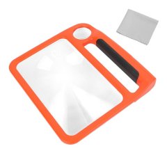 5X 10X Full Page Magnifier with Light Magnifying Glass for Reading