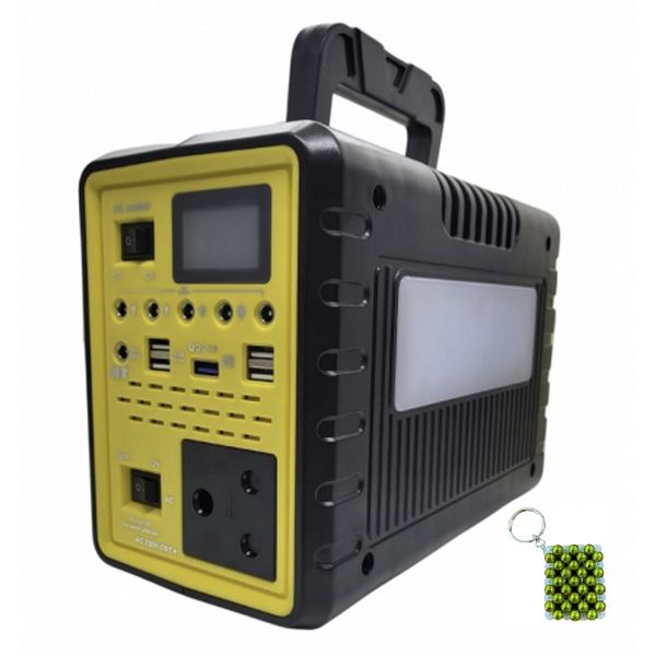 Q-SP60 Andowl Solar Power System -Portable Solar Generator Kit &amp;Key Holder