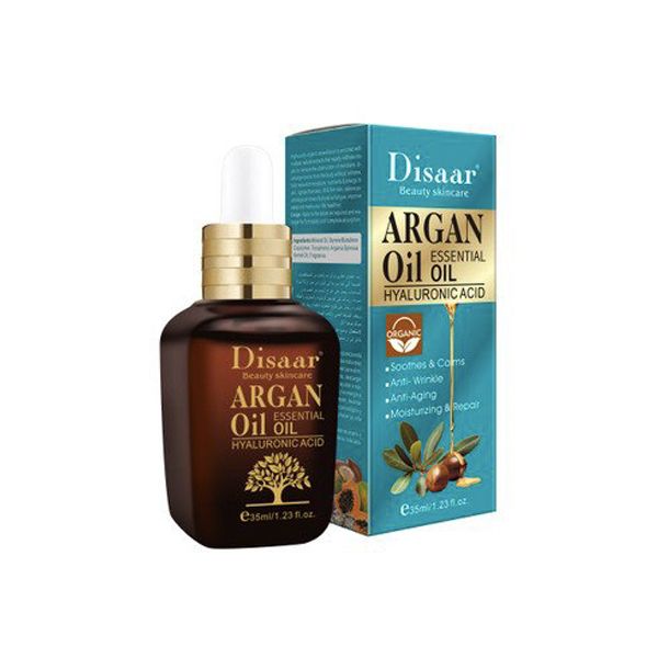 Disaar Argan Oil Anti-Aging, Fast Repairing Face Serum with Hyaluronic Acid