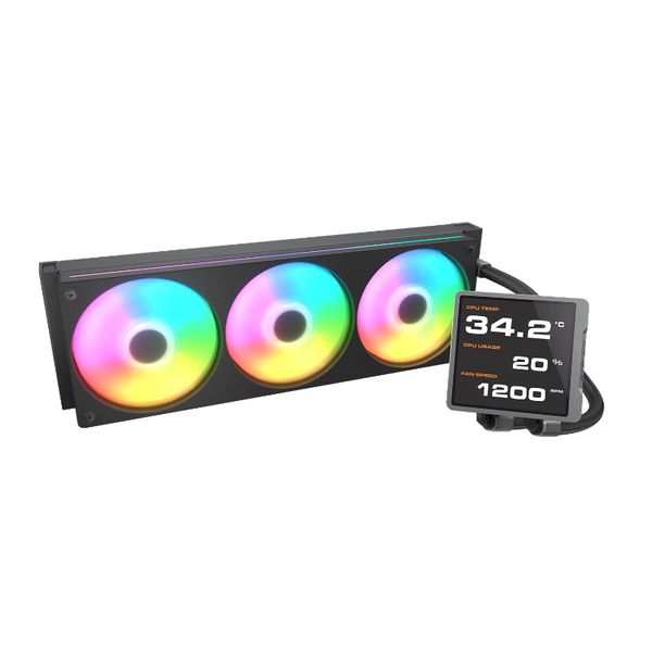 Cougar Poseidon Vistek Pro ARGB AIO CPU Liquid Cooler - 360mm