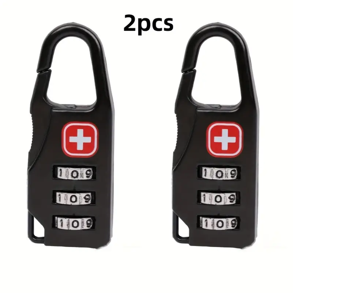 2-Pack TSA-Approved Travel Padlocks