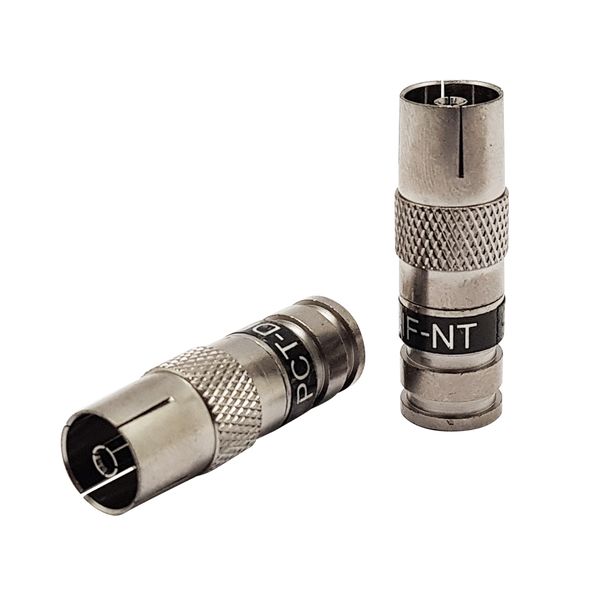 Space TV RF Female Compression Connector - 10 Pack