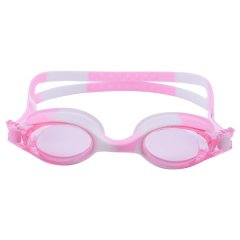 Kids' Adjustable Anti-Fog UV Eye Protection Swimming Goggles - Blue/Yellow