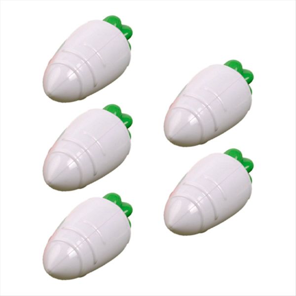 5 Pcs Transparent Easter Plastic Carrots Candy Box a