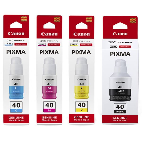 Canon GI-40 Multipack (C/Y/M/K) Ink Bottles