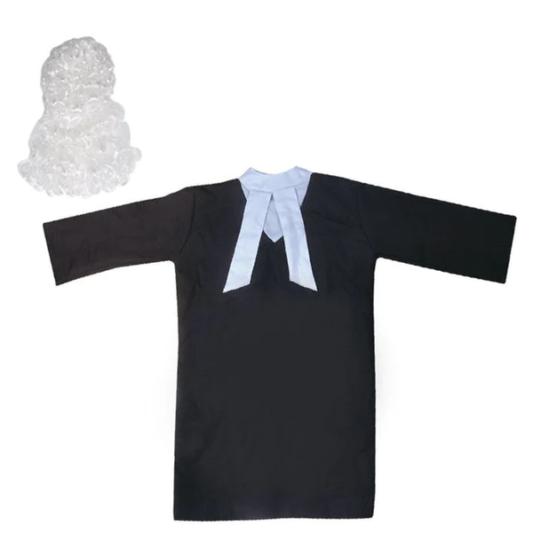 Lawyer Role Play Costume Set with Wig - Pretend Play Outfit