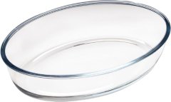 Oval Casserole - 3.0L Glass Oven Baking Dish.