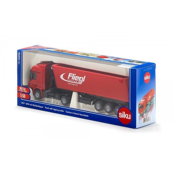 Siku 1/50 Mercedes-Benz Truck With Tipping Trailer