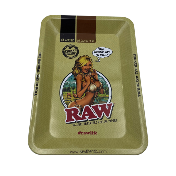 Raw Girl Rolling Tray – Small