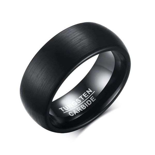 Stygian Tungsten Carbide Ring - Black - 8mm