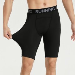 Mens Sport Legging Shorts - Quick Drying - Compression Stretch Fit