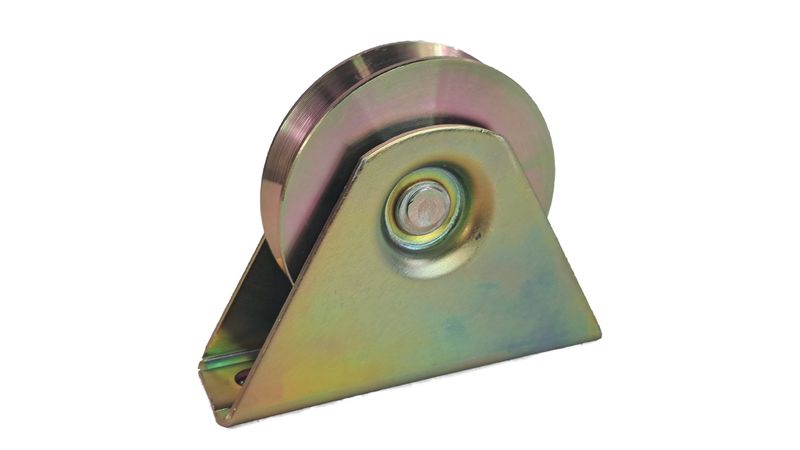 90 V Groove Iron Gate Roller - Heavy-Duty Sliding Gate Wheel