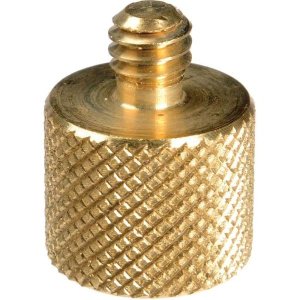 2 x 3/4 Female to 1/4 Male Brass Adapter for DSLR Camera or Tripod