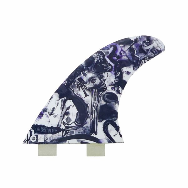 Captain Fin Chemistry Paser Large TT Fin - White
