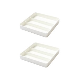 2 Pack Expandable Cutlery Drawer Organiser