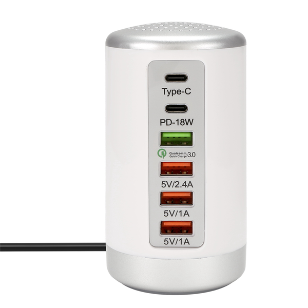 6 Port Type C Pd Charger Mobile Phone Charging Dock Station B Eu Plug