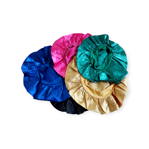 5 Piece Satin Sleeping Hair Bonnets