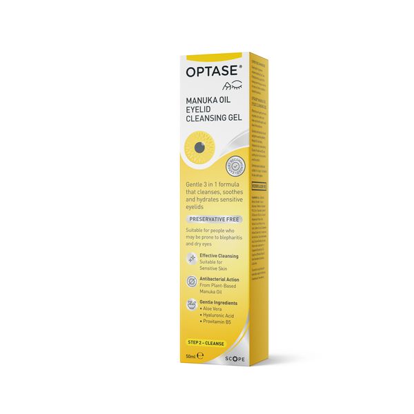 Optase Manuka Oil Eyelid Cleansing Gel - Blepharitis and Dry Eye