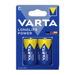 Varta C Longlife Power - Alkaline 2 Per Pack X 10 Packs Per Box