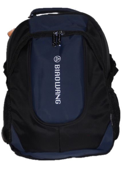 BAO WANG-Backpack Laptop Bag School Bag - Black/Navy