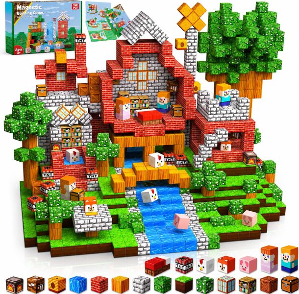 150 Piece Magnetic Building Blocks Set - Kids Learning and Sensory Toy