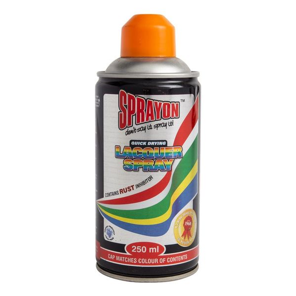 Bulk Pack x 4 Sprayon Spray Paint 250ml Gunston Orange