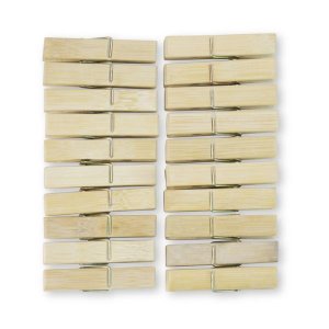 Disa - Washing Pegs - Bamboo - 6cm x 1cm - 20 Pack