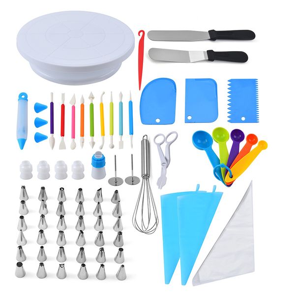 66 Piece Set of Cream Cake Decoration Baking Set Baking Tools