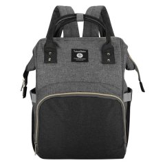 Totes Babe Alma Diaper Backpack Grey/ Charcoal 18L