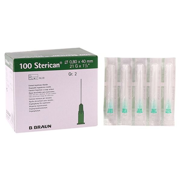 B-Braun - Needle 40mm 100's