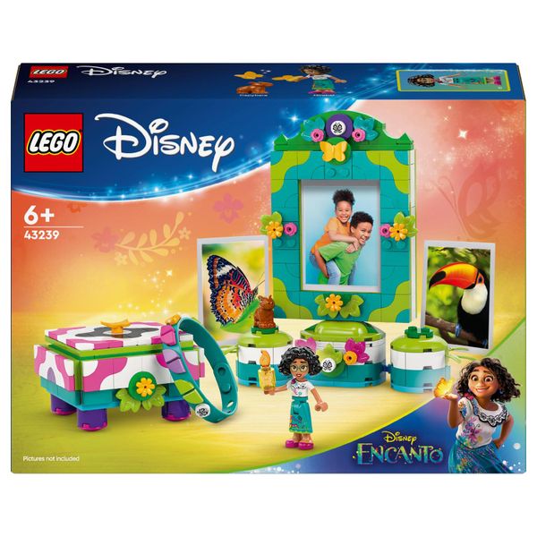 LEGO® Disney Encanto Mirabel's Photo Frame and Jewellery Box 43239 Building Toy Set (334 Pieces)