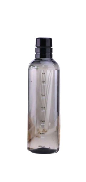Black Pull Top Water Bottle