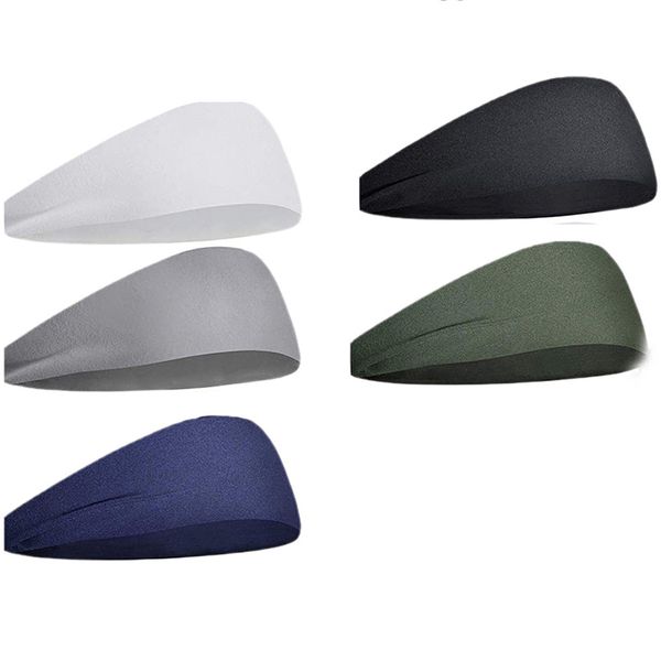 Sports Headbands for Men (5 Pack),Moisture Wicking Workout Headband
