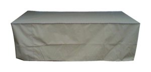 Patio Solution Covers Coffee Table Cover in Ripstop UV - Dove Grey