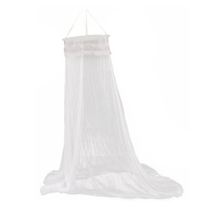 Luxury Mosquito Net Bed Mesh Canopy - White