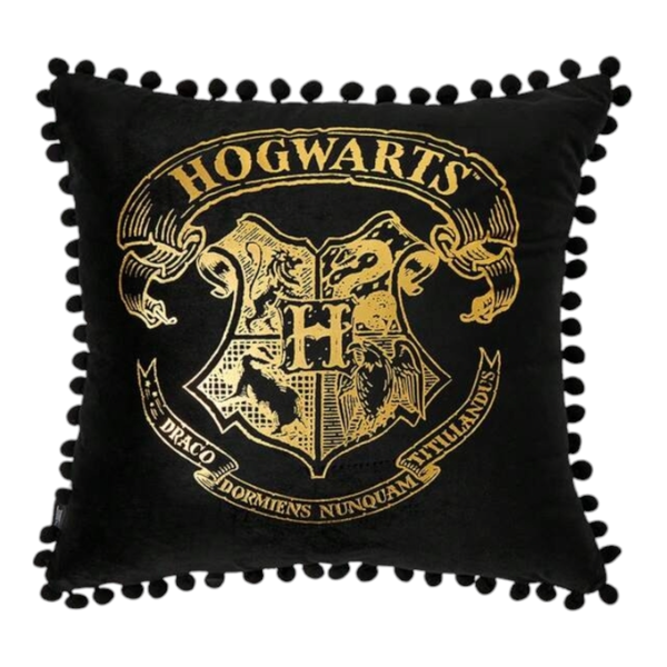 Harry Potter Hogwarts Luxury Pillowcase - Vintage Black &amp; Gold Collection