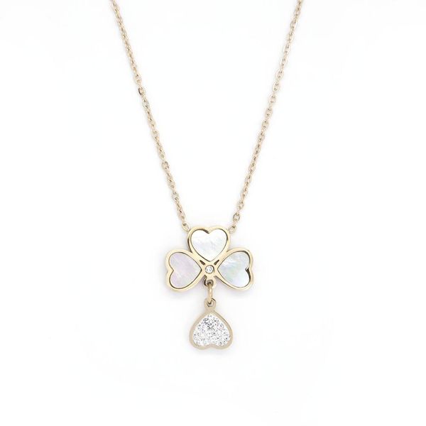 Cazabella Stainless Steel Rose Gold Necklace