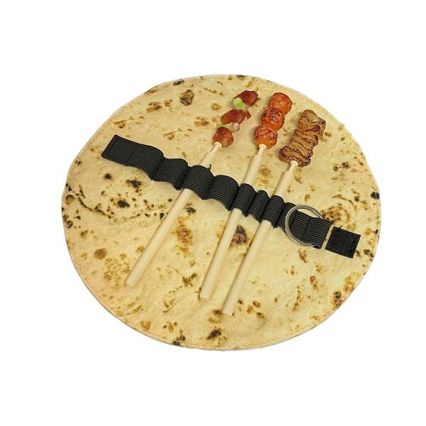 Creative, Stain-Resistant Imitation Pancake Stationery Storage Bag