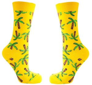 Women's Socks -Palm Tree