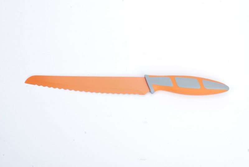 Kitchen Dao - RV2233 8 Inch Non-Stick Bread Knife - Orange