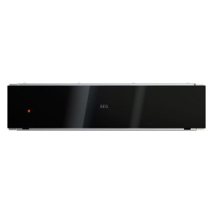 AEG 60CM Built-In Warmer Drawer - Sleek Black Glass Finish