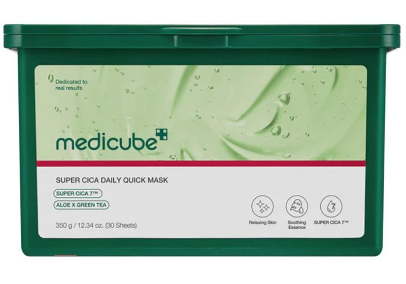 Medicube Super Cica Daily Mask for Soothing, Soft and Hydrate Healthy Skin