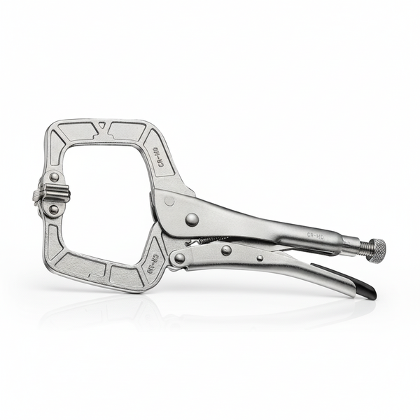 Force 11" Locking C-Clamp with Swivel Pads for Heavy-Duty Use