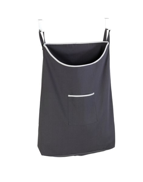 Wenko – Over The Door Cloth Laundry Basket – Canguro Range - Grey