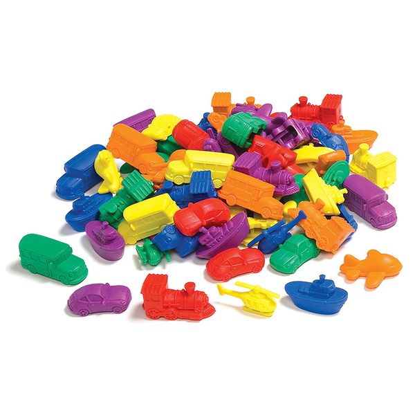 EDX Education Multi-Coloured Transport Counters: 72 Pieces
